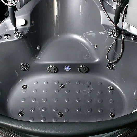 Gray Valencia Steam Shower-Steam Shower-Tub Combo-Maya Bath-Luxury Steam Showers