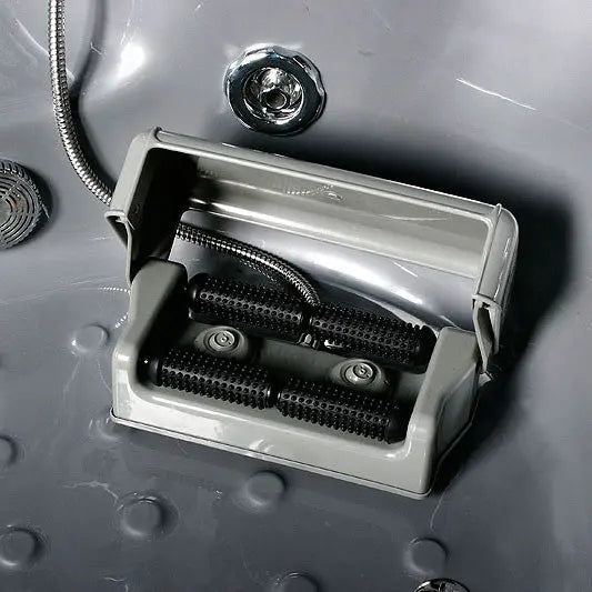 Gray Valencia Steam Shower-Steam Shower-Tub Combo-Maya Bath-Luxury Steam Showers