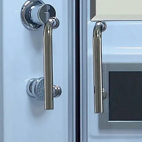 White Valencia Steam Shower-Steam Shower-Tub Combo-Maya Bath-Luxury Steam Showers