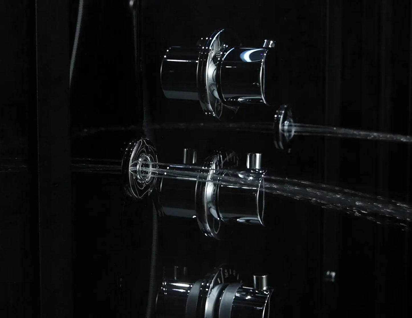 Black Platinum Anzio-L Steam Shower-Walk-In-Maya Bath-Luxury Steam Showers