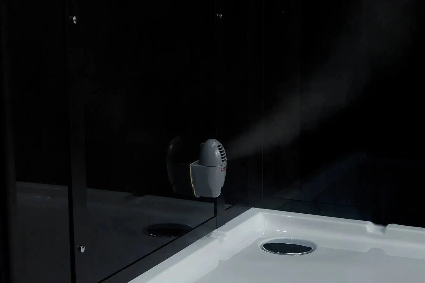 Black Platinum Anzio-L Steam Shower-Walk-In-Maya Bath-Luxury Steam Showers