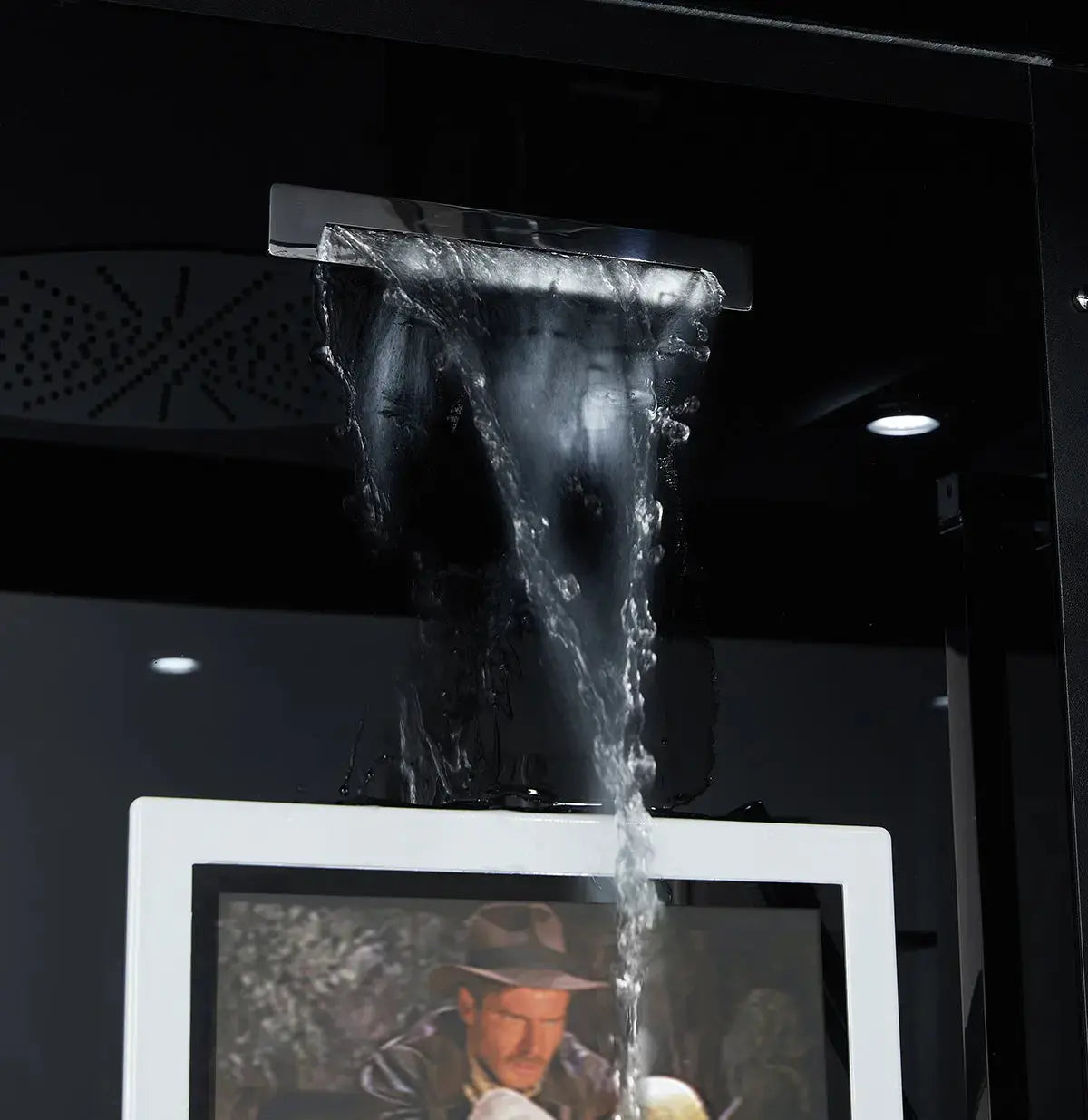 Black Platinum Anzio-L Steam Shower-Walk-In-Maya Bath-Luxury Steam Showers