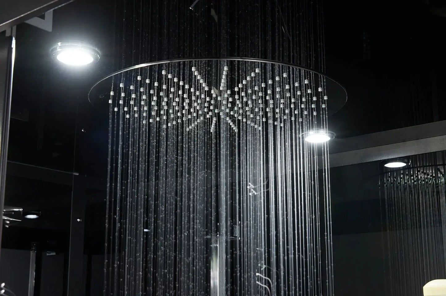 Black Platinum Anzio-L Steam Shower-Walk-In-Maya Bath-Luxury Steam Showers