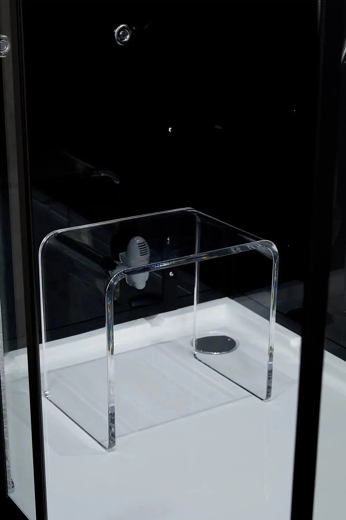 Black Platinum Anzio-L Steam Shower-Walk-In-Maya Bath-Luxury Steam Showers