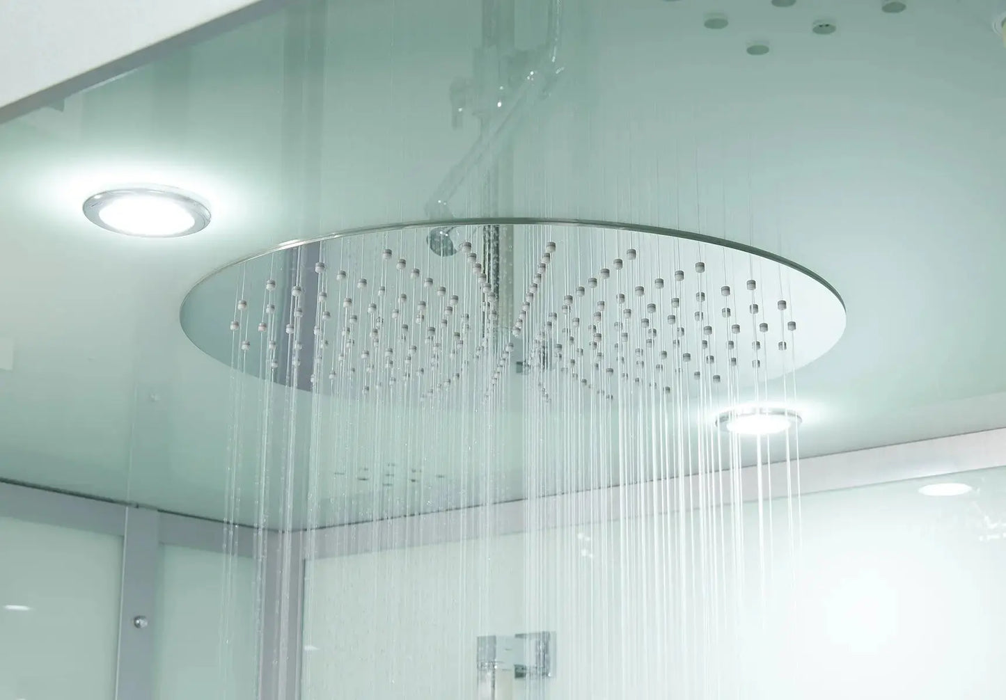 White Platinum Anzio-L Steam Shower-Walk-In-Maya Bath-Luxury Steam Showers