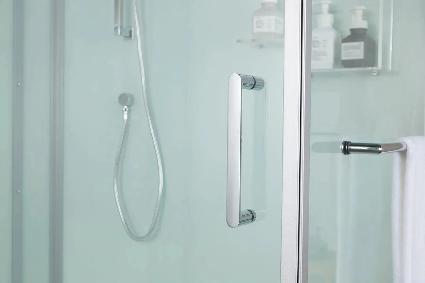 White Platinum Anzio-L Steam Shower-Walk-In-Maya Bath-Luxury Steam Showers