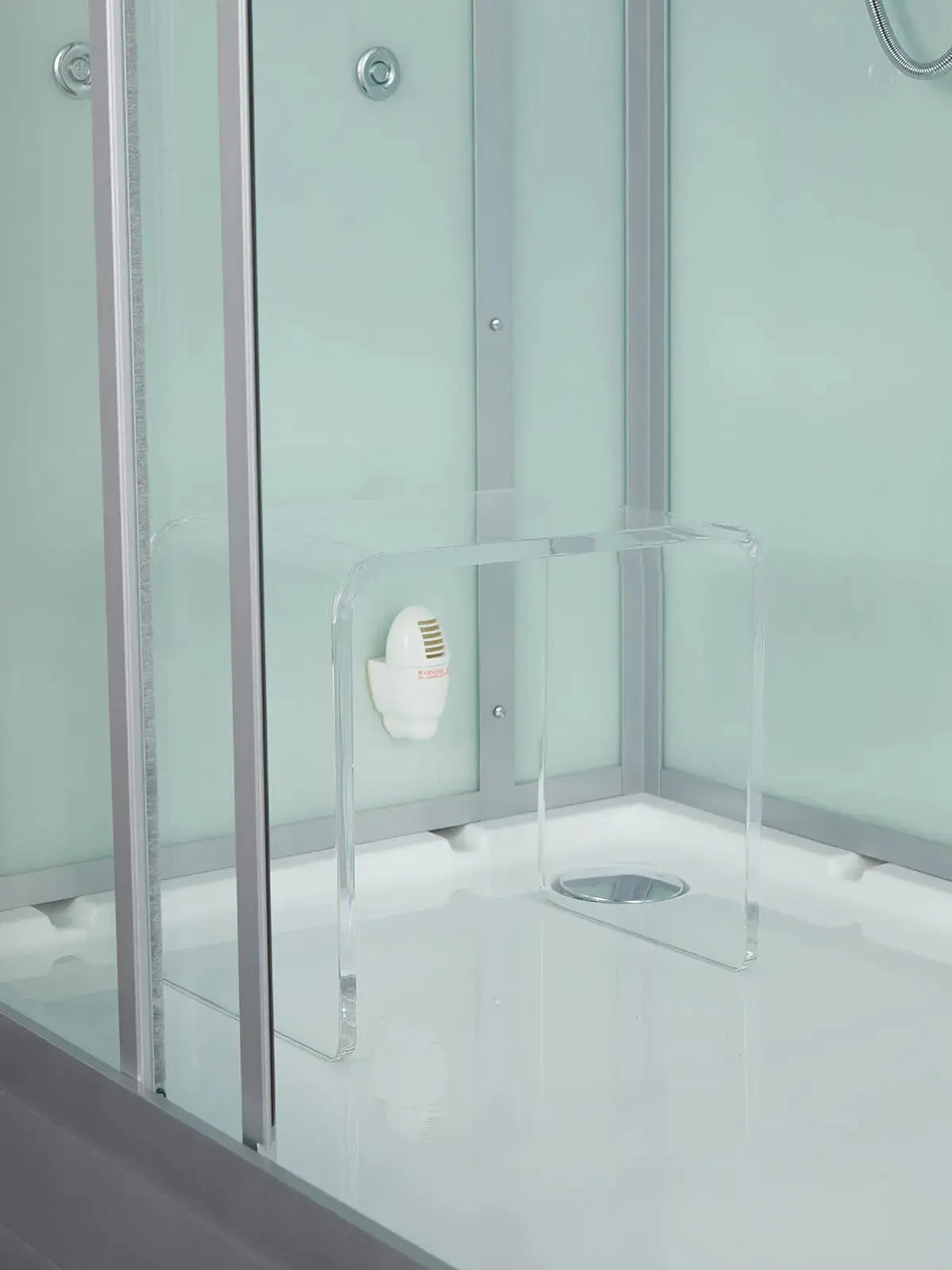 White Platinum Anzio-L Steam Shower-Walk-In-Maya Bath-Luxury Steam Showers