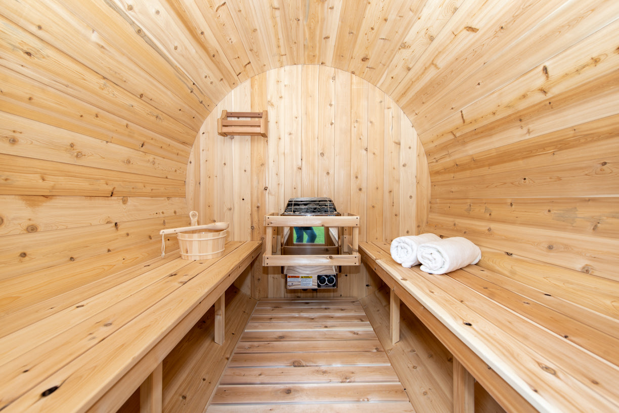 Canadian Timber Harmony Electric Sauna-Outdoor Sauna-Dundalk Leisurecraft-Luxury Steam Showers