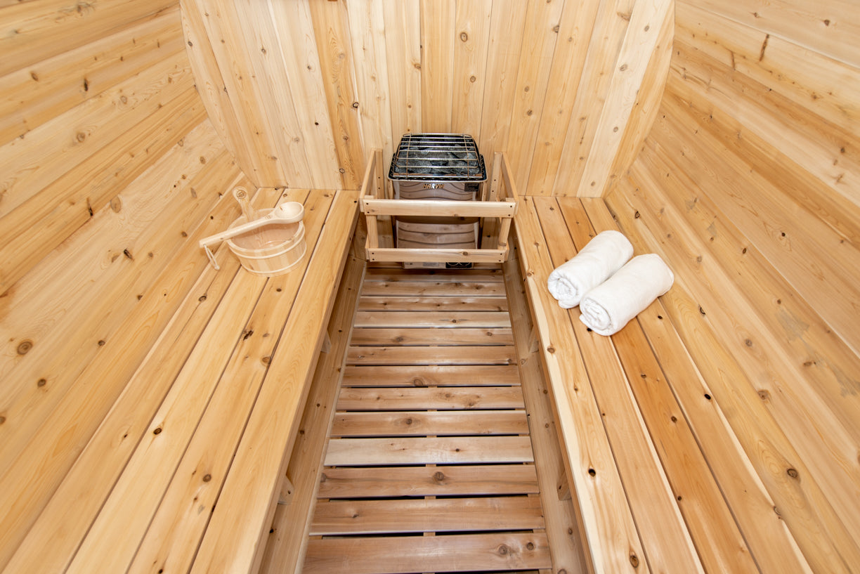 Canadian Timber Harmony Electric Sauna-Outdoor Sauna-Dundalk Leisurecraft-Luxury Steam Showers
