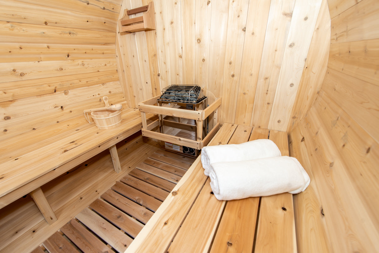 Canadian Timber Harmony Electric Sauna-Outdoor Sauna-Dundalk Leisurecraft-Luxury Steam Showers