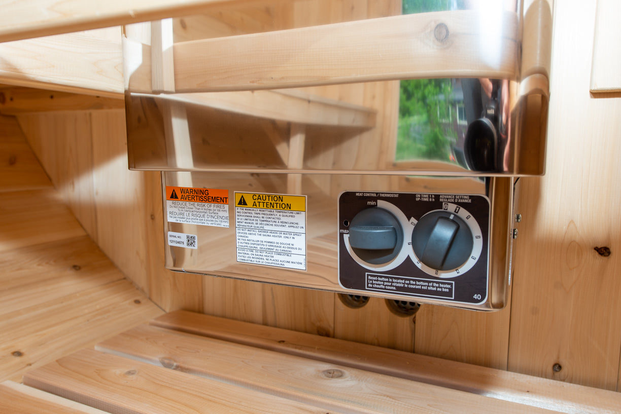Canadian Timber Harmony Electric Sauna-Outdoor Sauna-Dundalk Leisurecraft-Luxury Steam Showers