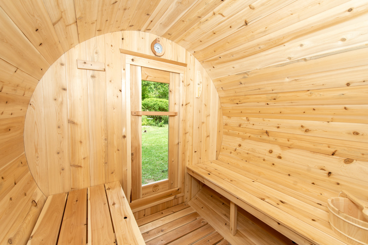 Canadian Timber Harmony Electric Sauna-Outdoor Sauna-Dundalk Leisurecraft-Luxury Steam Showers