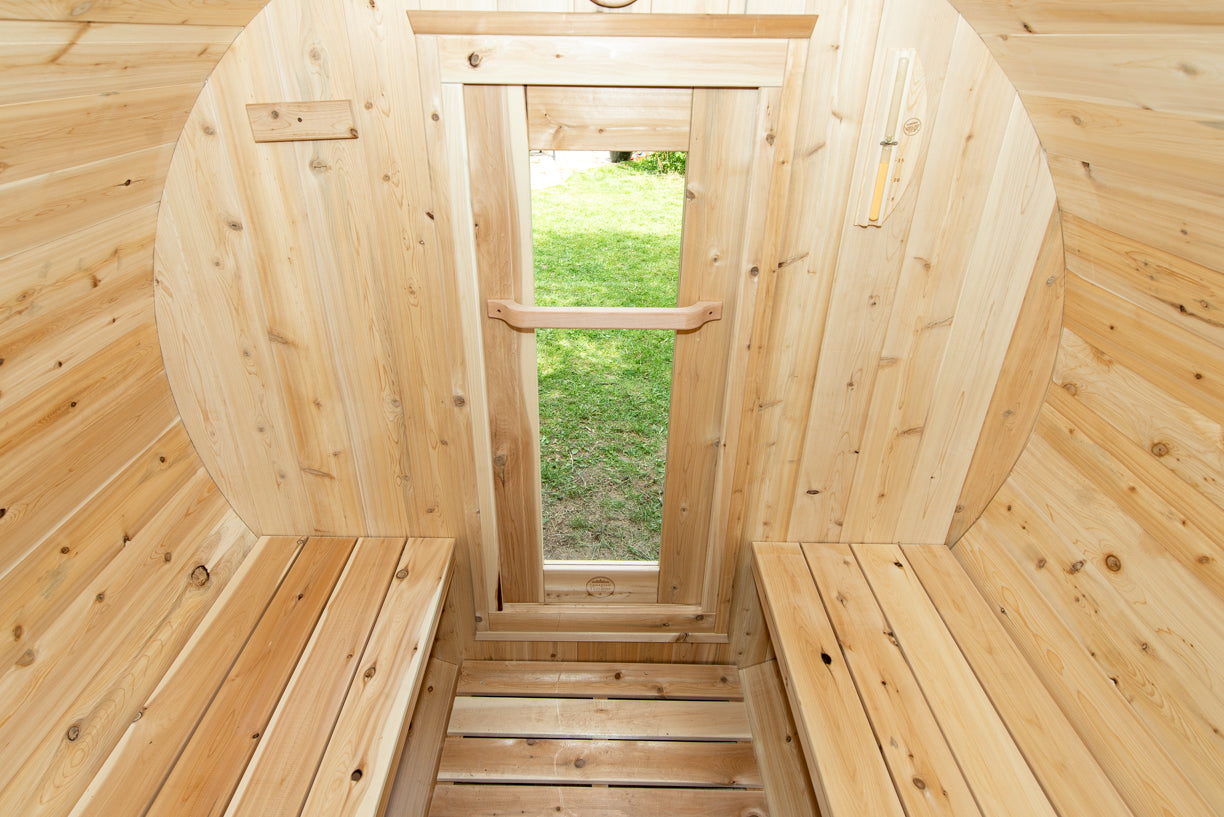 Canadian Timber Harmony Electric Sauna-Outdoor Sauna-Dundalk Leisurecraft-Luxury Steam Showers