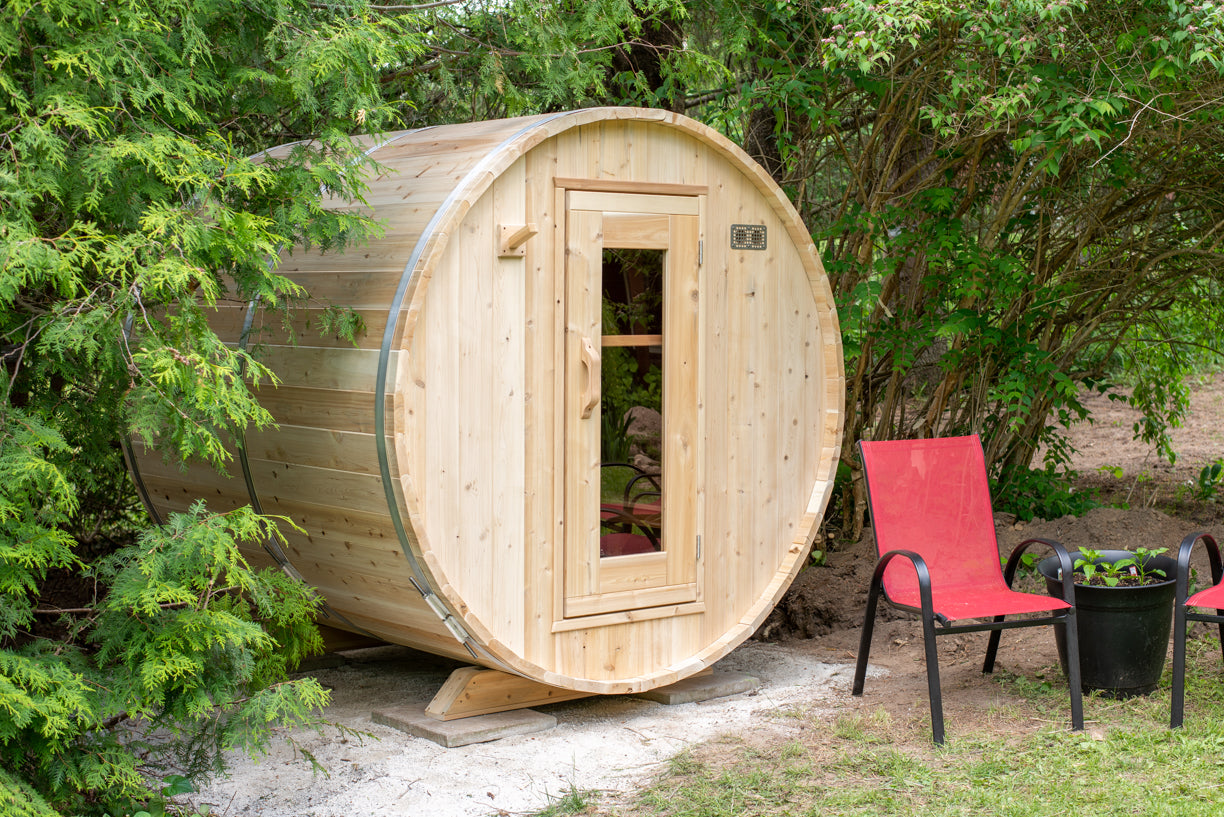 Canadian Timber Harmony Electric Sauna-Outdoor Sauna-Dundalk Leisurecraft-Luxury Steam Showers