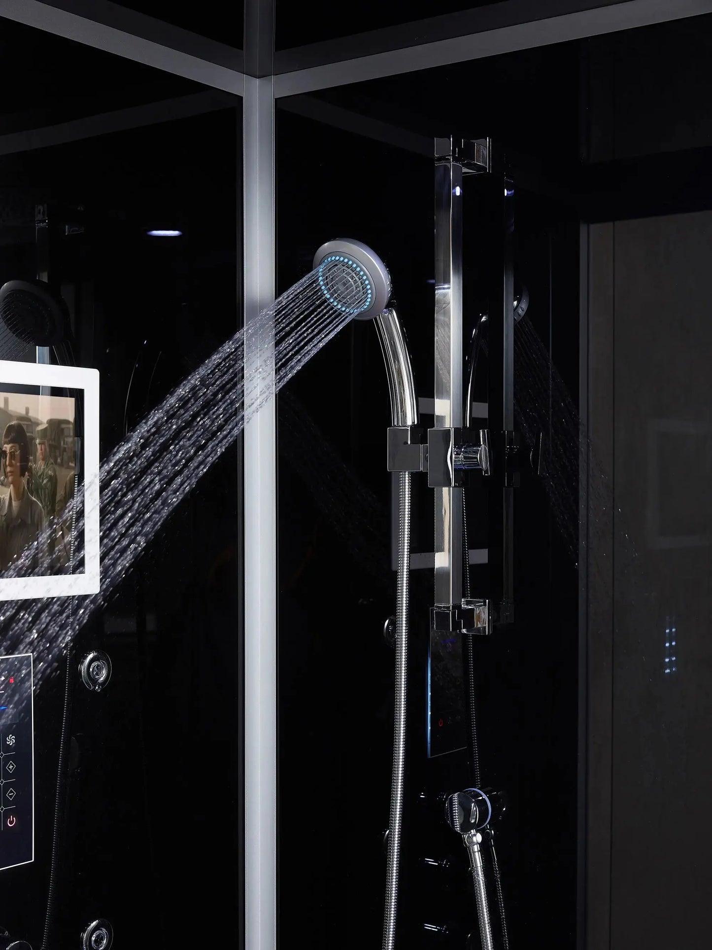 Gray Platinum Catania-L Steam Shower-Steam Shower-Tub Combo-Maya Bath-Luxury Steam Showers
