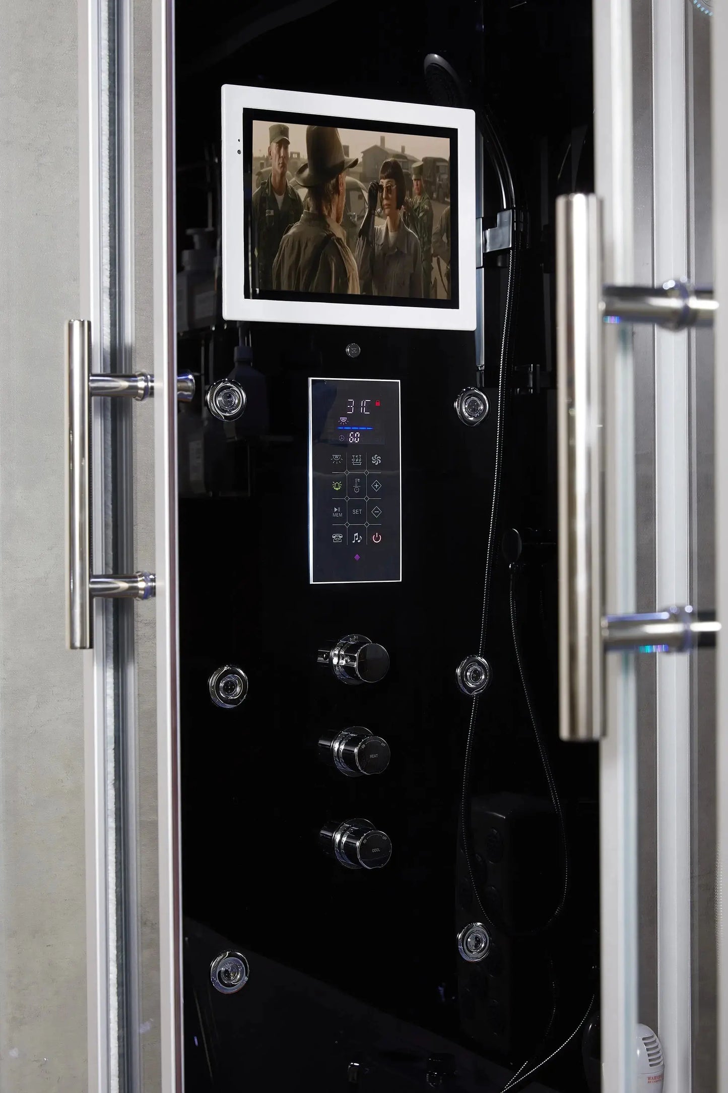 Gray Platinum Catania-L Steam Shower-Steam Shower-Tub Combo-Maya Bath-Luxury Steam Showers