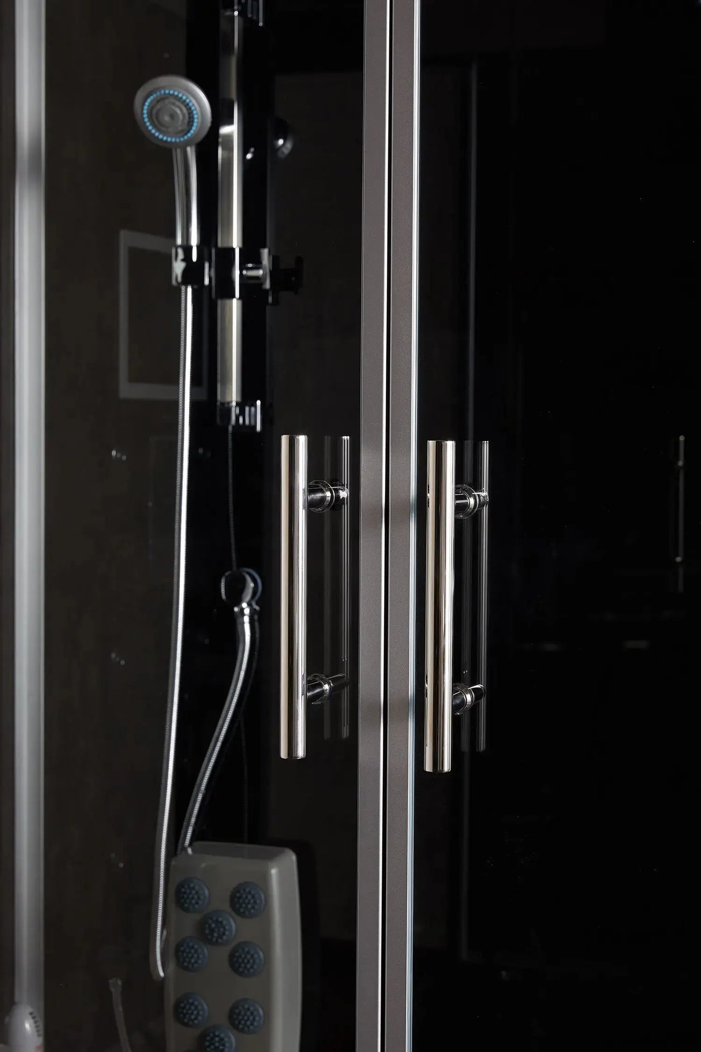 Gray Platinum Catania-L Steam Shower-Steam Shower-Tub Combo-Maya Bath-Luxury Steam Showers