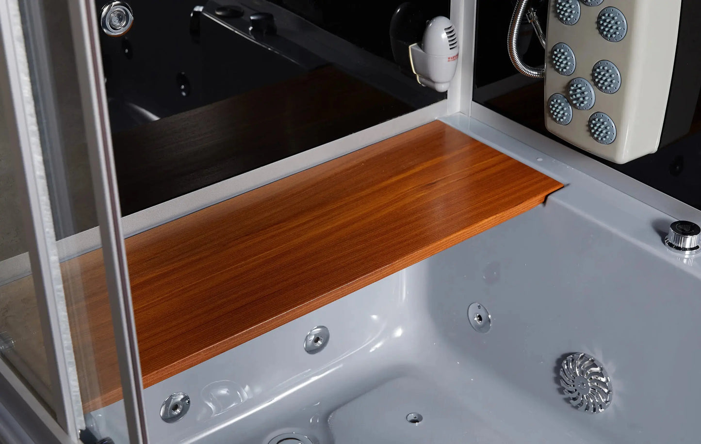 Gray Platinum Catania-L Steam Shower-Steam Shower-Tub Combo-Maya Bath-Luxury Steam Showers