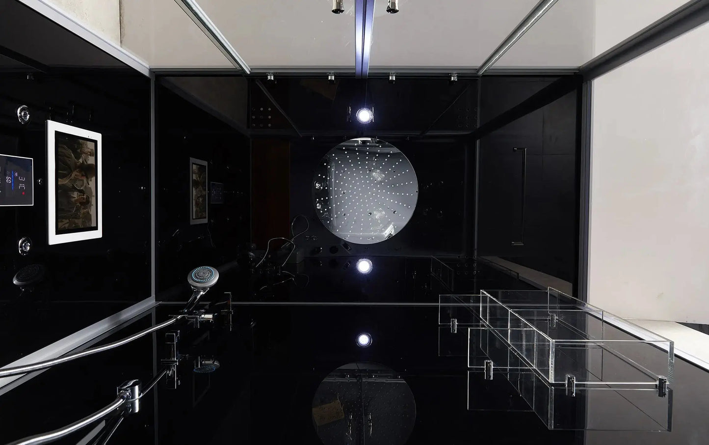 Gray Platinum Catania-L Steam Shower-Steam Shower-Tub Combo-Maya Bath-Luxury Steam Showers