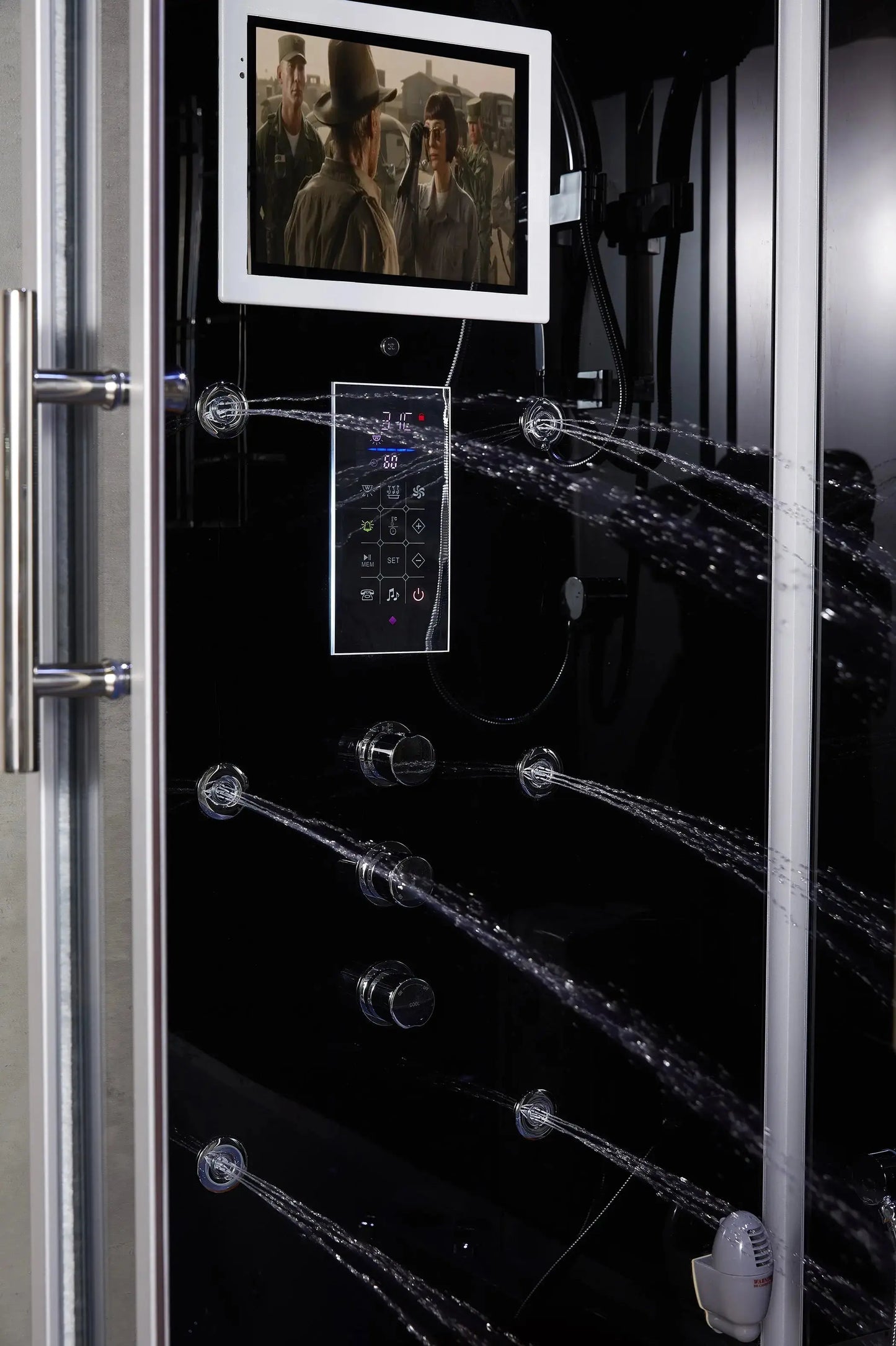 Gray Platinum Catania-L Steam Shower-Steam Shower-Tub Combo-Maya Bath-Luxury Steam Showers