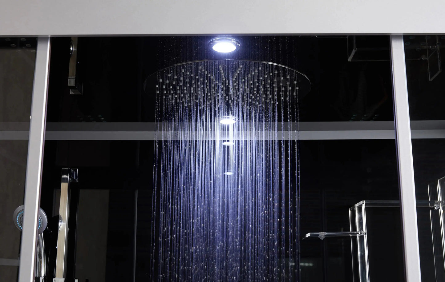 Gray Platinum Catania-L Steam Shower-Steam Shower-Tub Combo-Maya Bath-Luxury Steam Showers