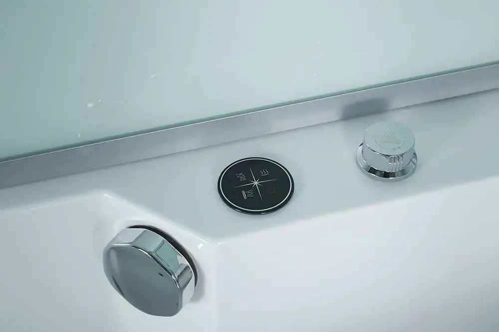 White Platinum Catania-L Steam Shower-Steam Shower-Tub Combo-Maya Bath-Luxury Steam Showers