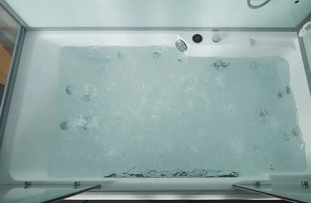 White Platinum Catania-L Steam Shower-Steam Shower-Tub Combo-Maya Bath-Luxury Steam Showers