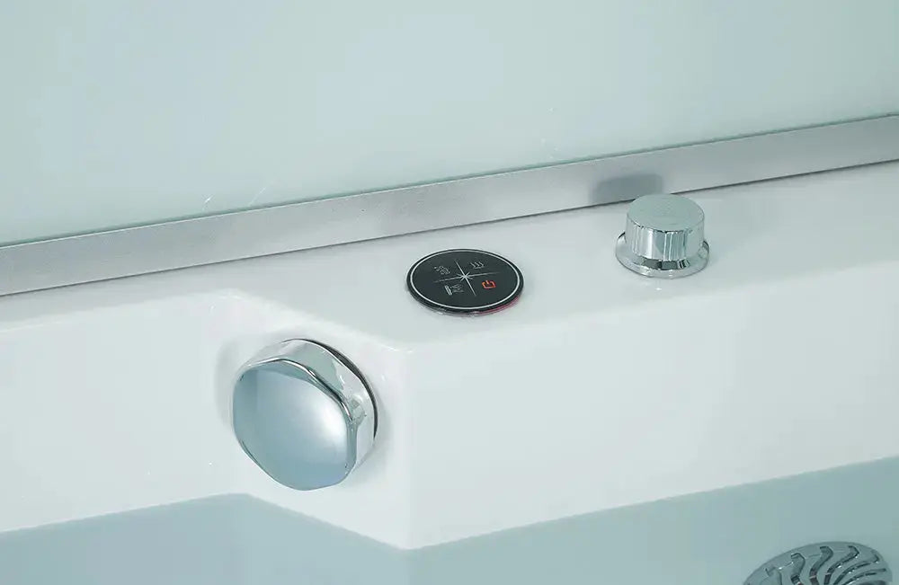 White Platinum Catania-L Steam Shower-Steam Shower-Tub Combo-Maya Bath-Luxury Steam Showers