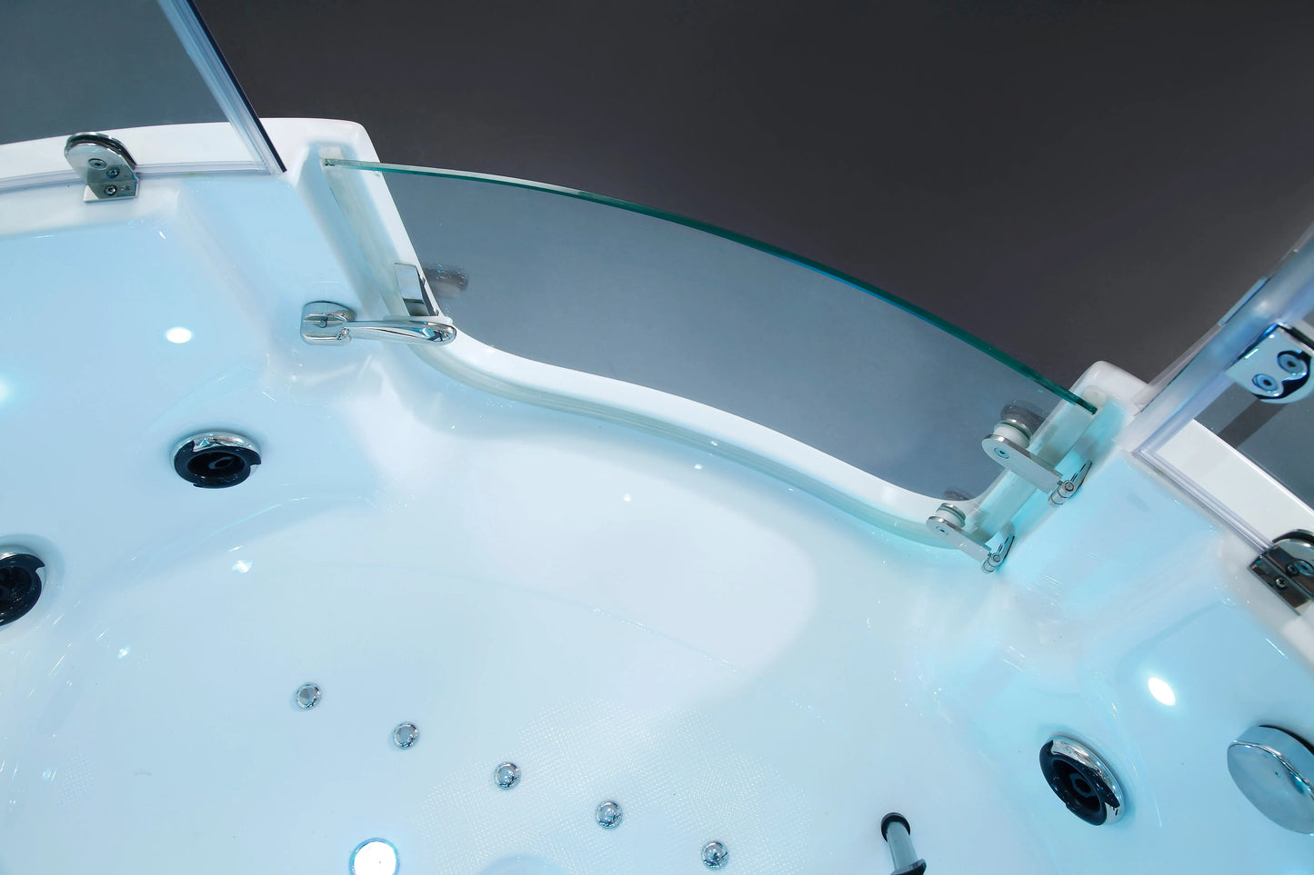 White Platinum Comfort Steam Shower-Steam Shower-Tub Combo-Maya Bath-Luxury Steam Showers