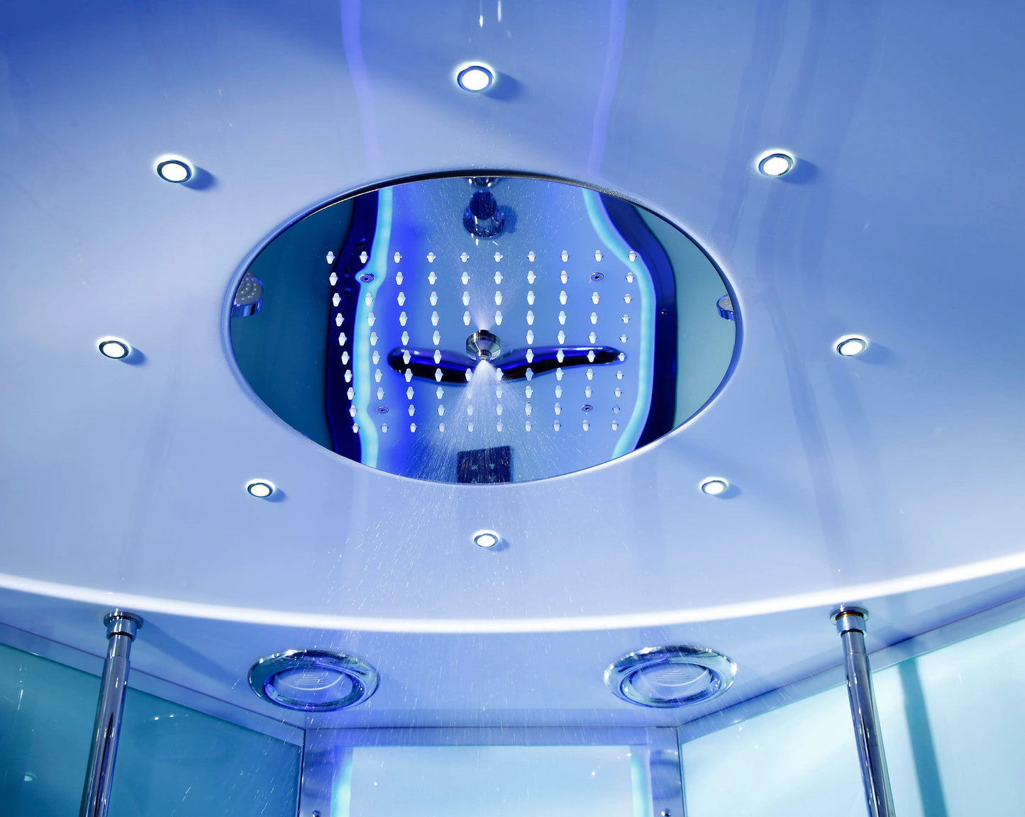 White Platinum Comfort Steam Shower-Steam Shower-Tub Combo-Maya Bath-Luxury Steam Showers