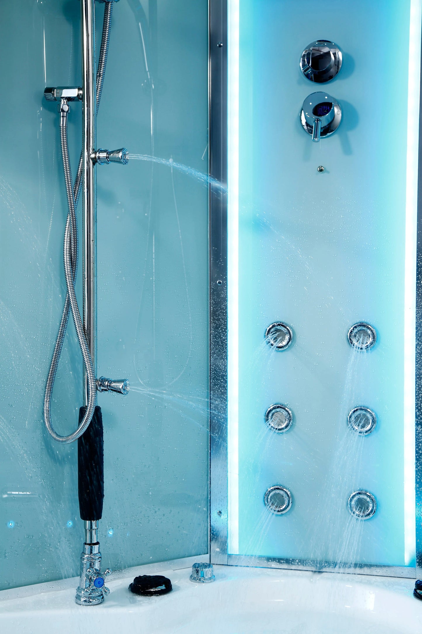 White Platinum Comfort Steam Shower-Steam Shower-Tub Combo-Maya Bath-Luxury Steam Showers