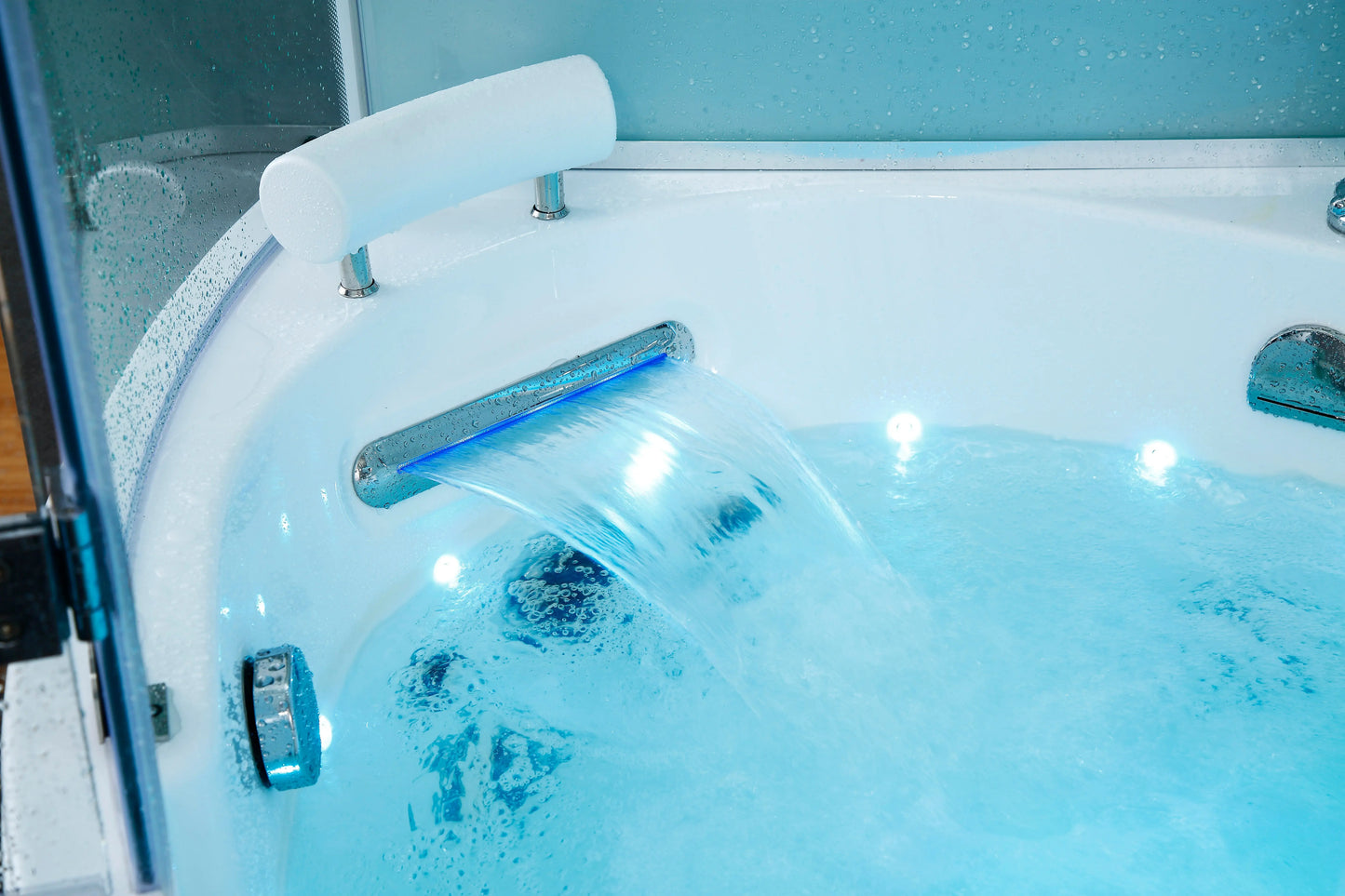 White Platinum Comfort Steam Shower-Steam Shower-Tub Combo-Maya Bath-Luxury Steam Showers