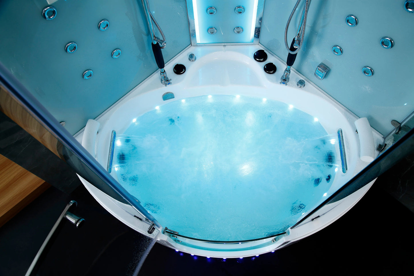 White Platinum Comfort Steam Shower-Steam Shower-Tub Combo-Maya Bath-Luxury Steam Showers