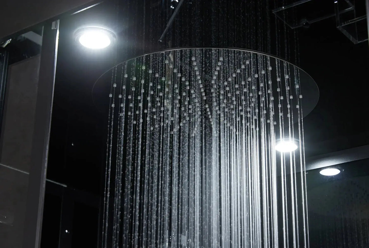 Black Platinum Lucca-L Steam Shower-Walk-In-Maya Bath-Luxury Steam Showers