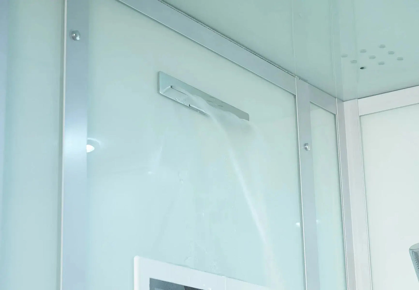 White Platinum Lucca-L Steam Shower-Walk-In-Maya Bath-Luxury Steam Showers