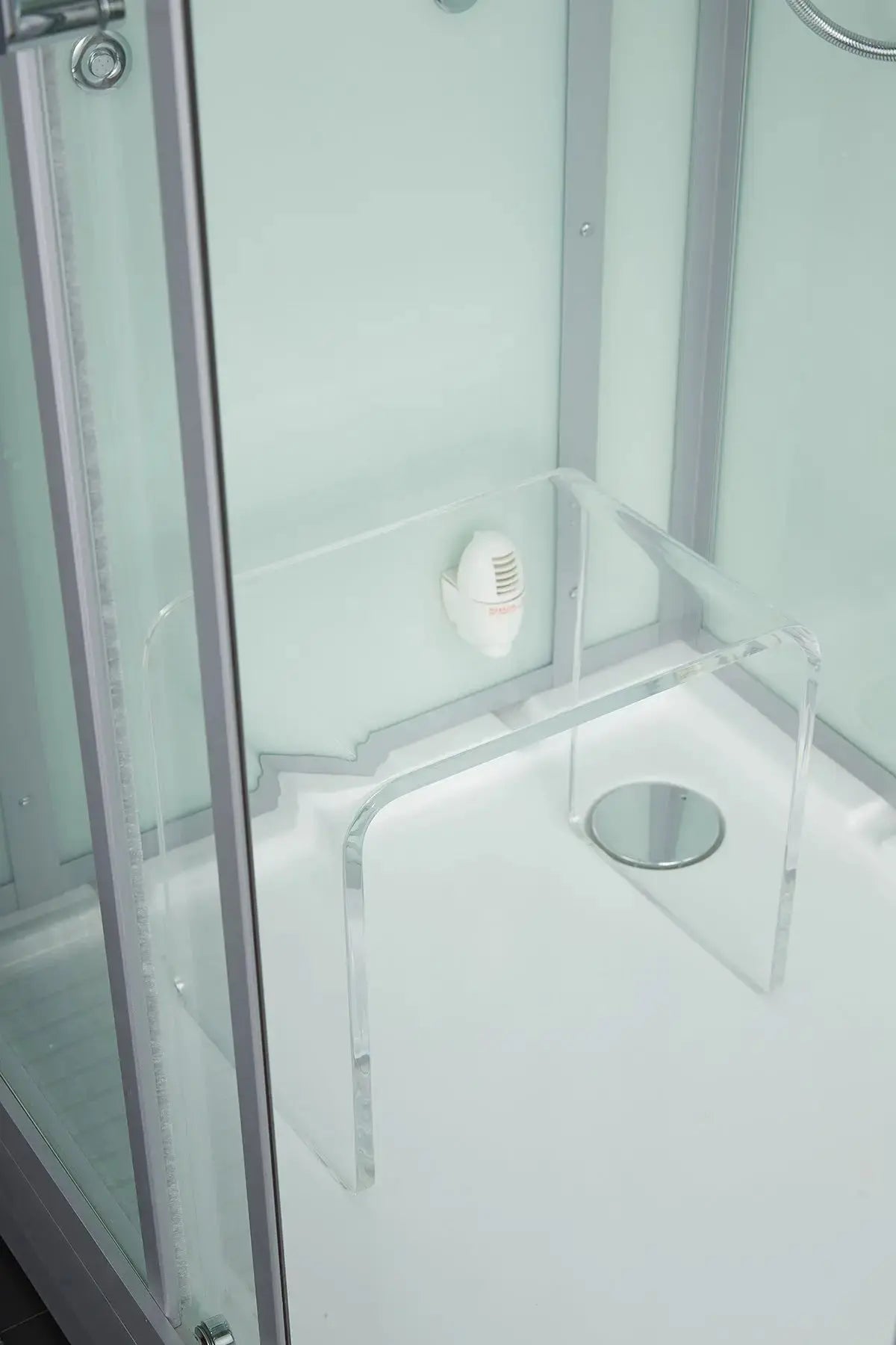 White Platinum Lucca-L Steam Shower-Walk-In-Maya Bath-Luxury Steam Showers
