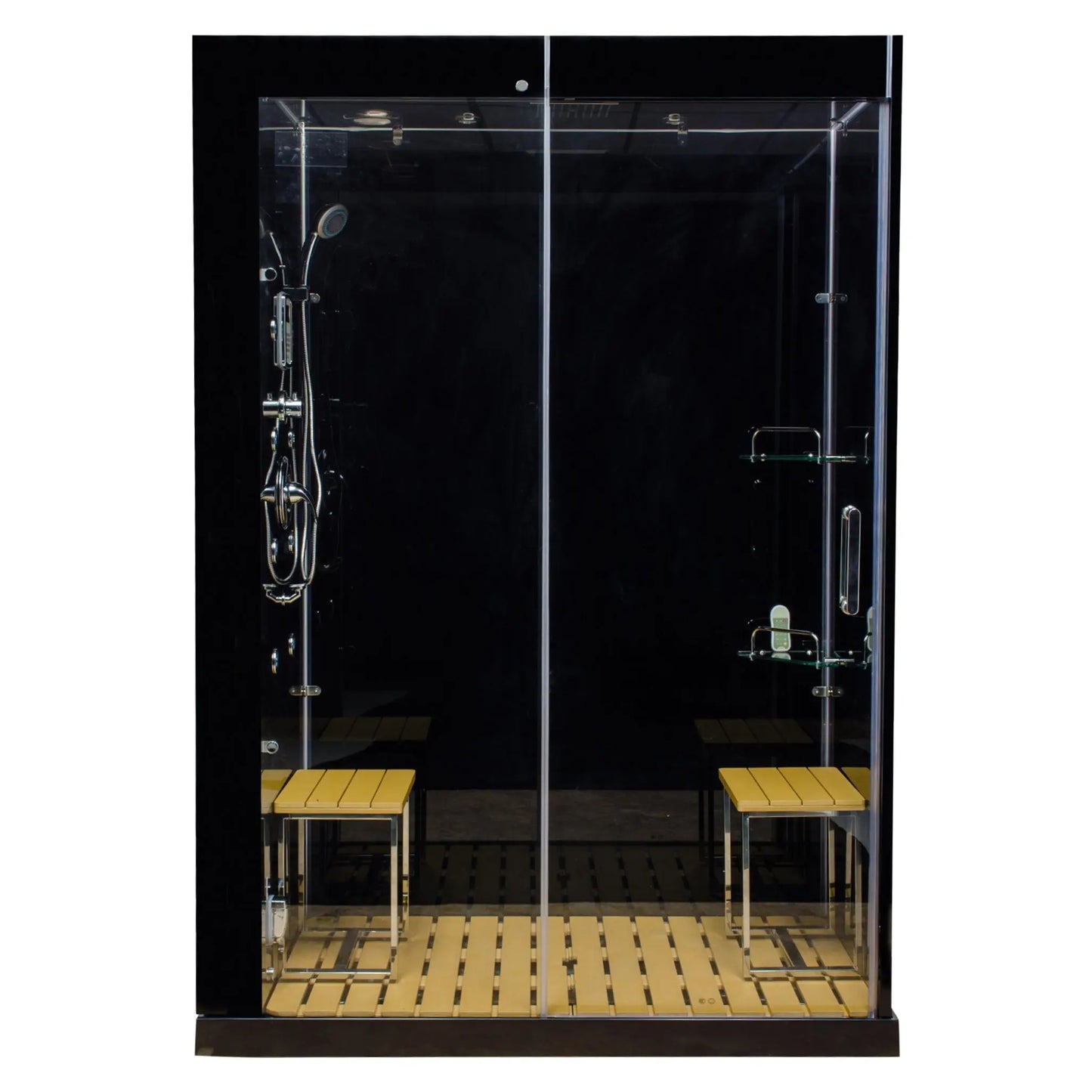 Black Venus Plus-L Steam Shower-Walk-In-Homeward Bath-Luxury Steam Showers