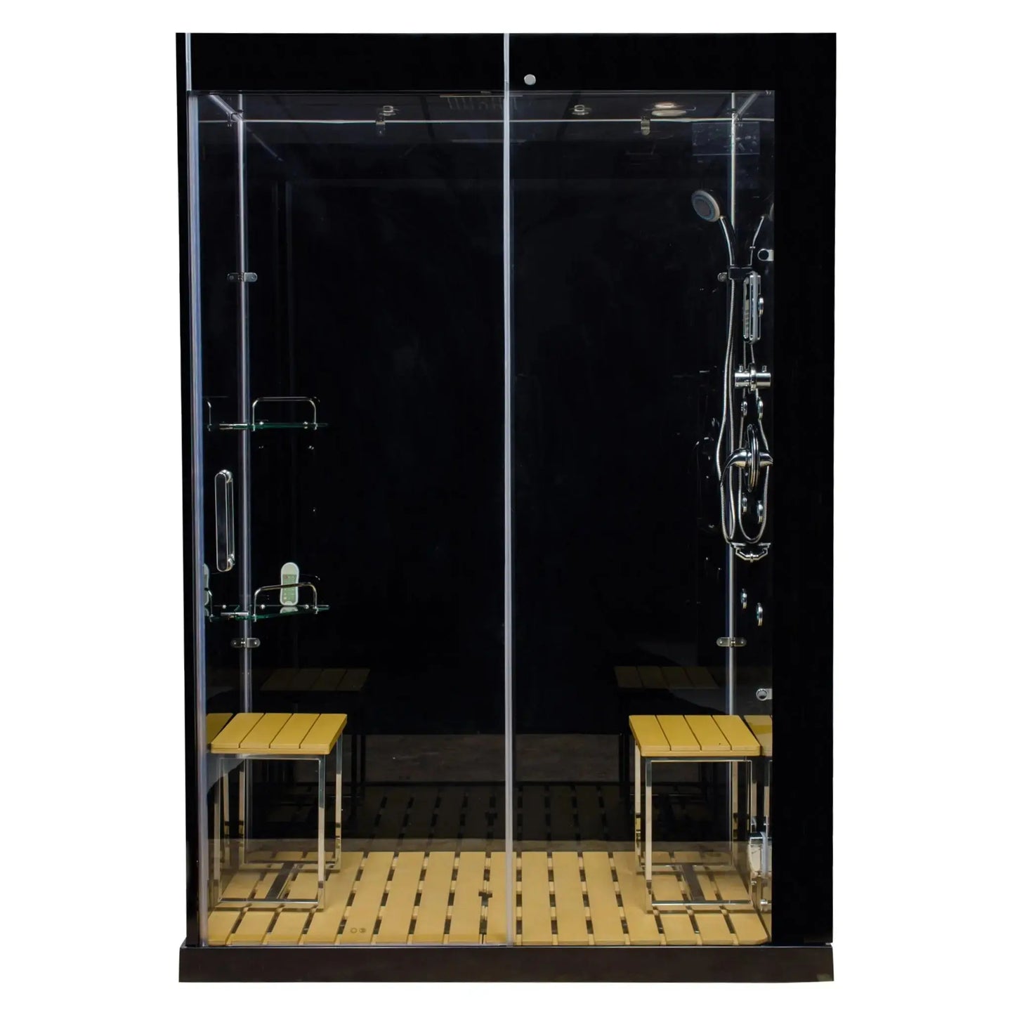 Black Venus Plus-R Steam Shower-Walk-In-Homeward Bath-Luxury Steam Showers