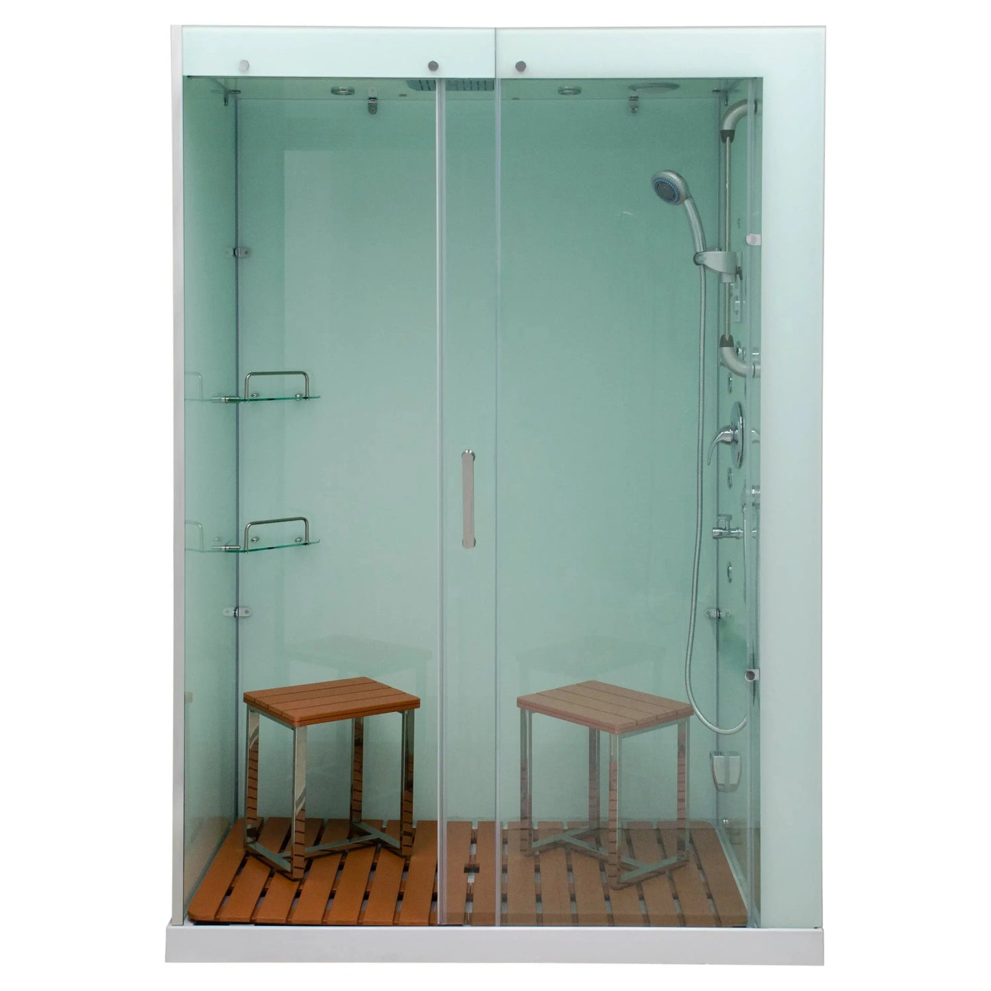White Venus Plus-R Steam Shower-Walk-In-Homeward Bath-Luxury Steam Showers