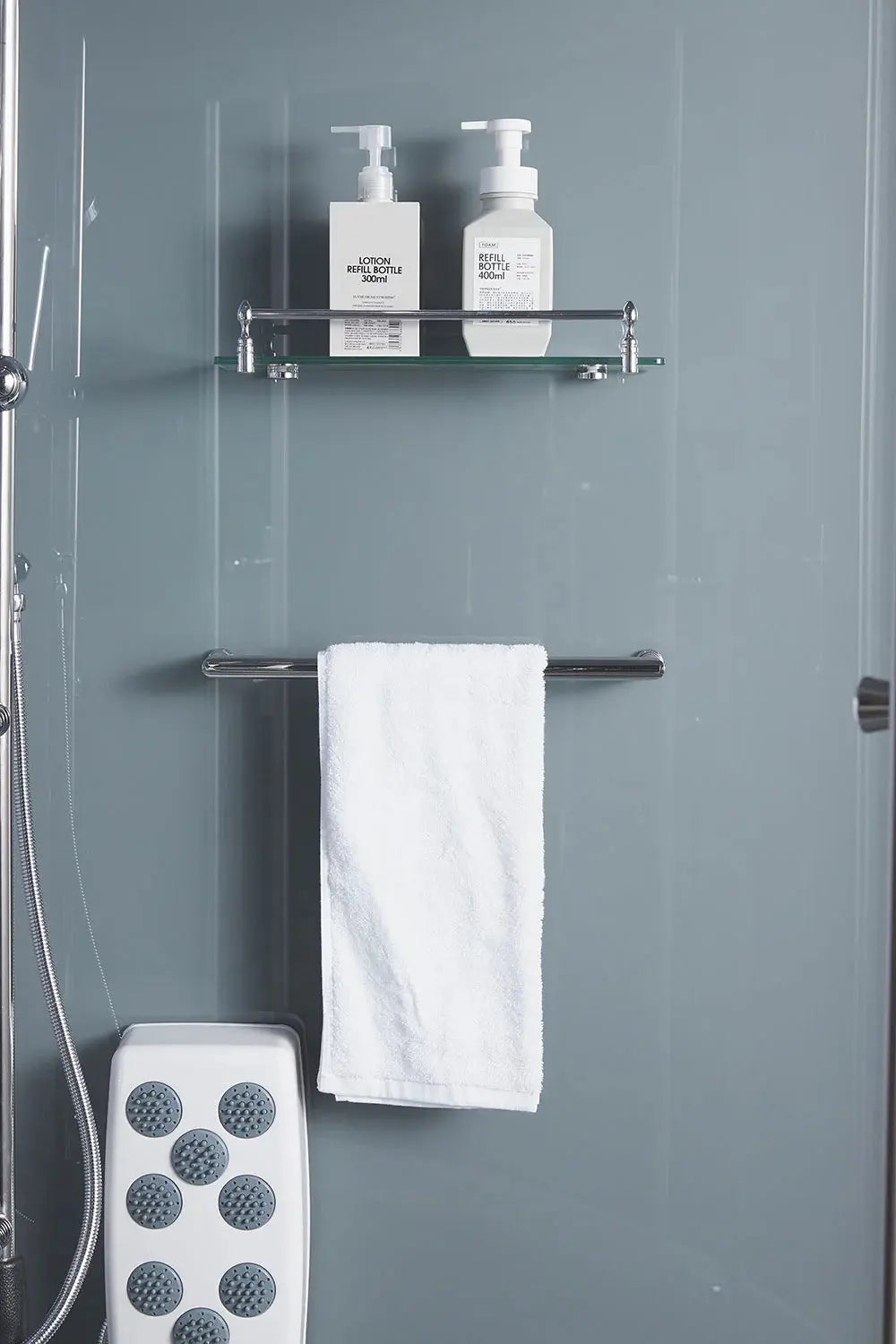 Gray Platinum Superior Steam Shower-Steam Shower-Tub Combo-Maya Bath-Luxury Steam Showers