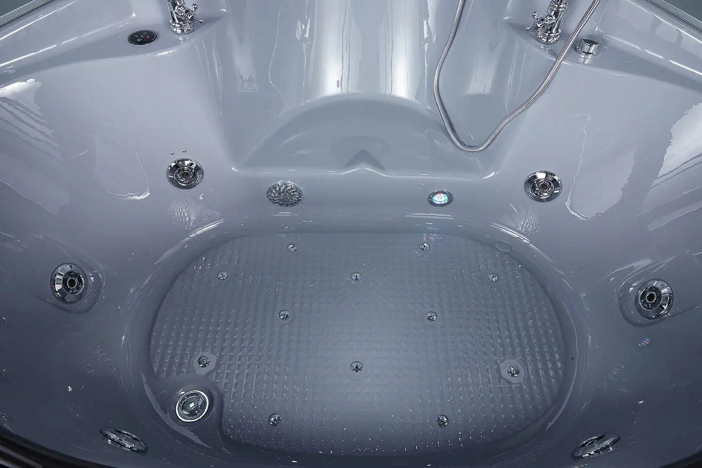 Gray Platinum Superior Steam Shower-Steam Shower-Tub Combo-Maya Bath-Luxury Steam Showers