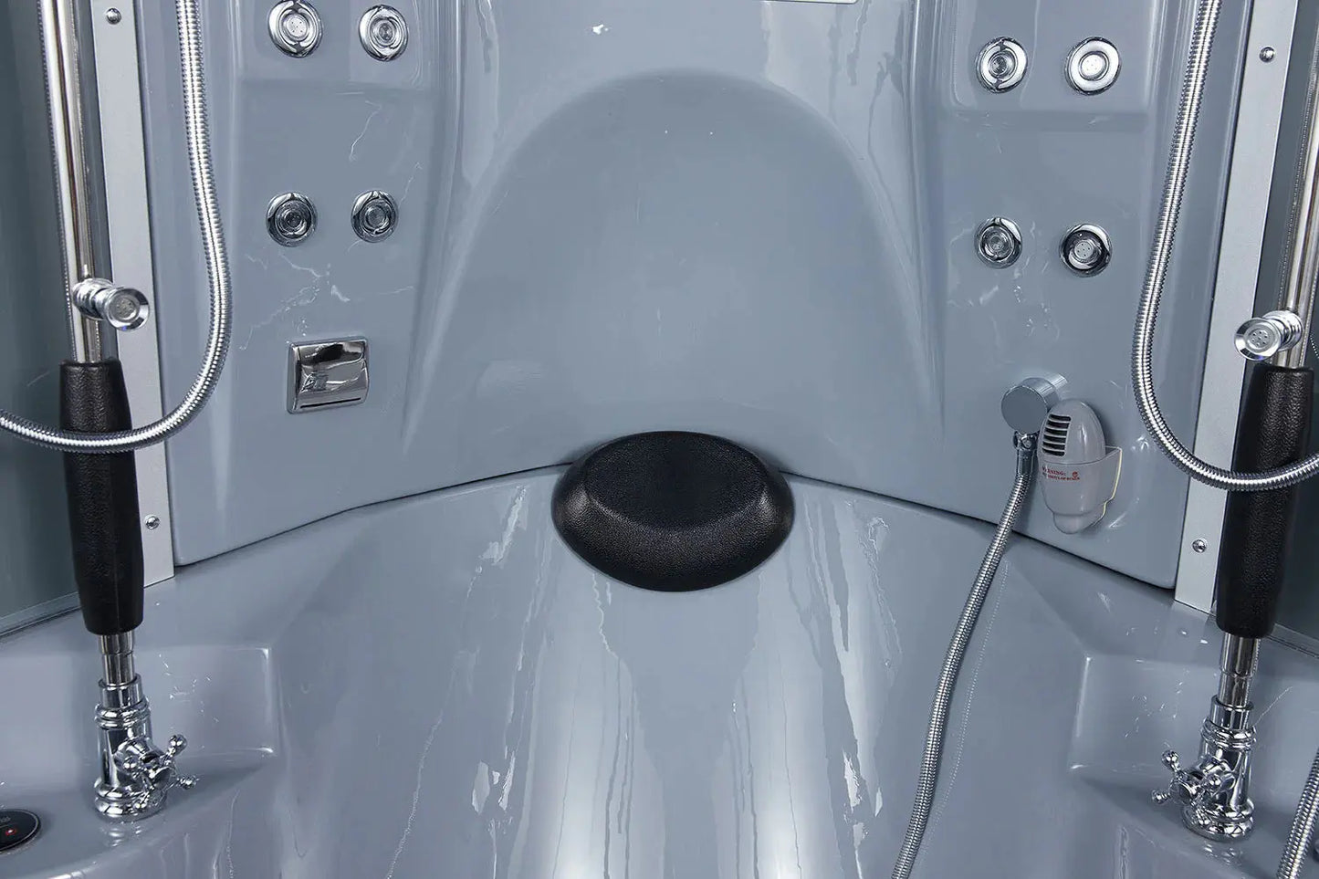 Gray Platinum Superior Steam Shower-Steam Shower-Tub Combo-Maya Bath-Luxury Steam Showers