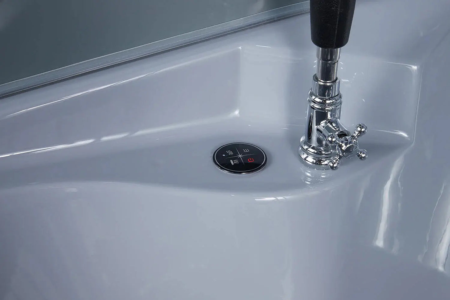 Gray Platinum Superior Steam Shower-Steam Shower-Tub Combo-Maya Bath-Luxury Steam Showers