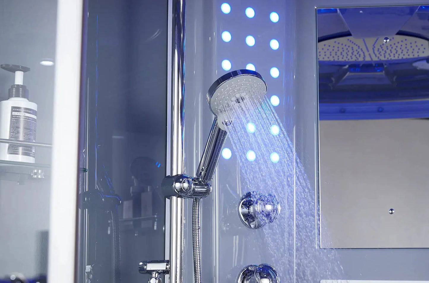 Gray Platinum Superior Steam Shower-Steam Shower-Tub Combo-Maya Bath-Luxury Steam Showers