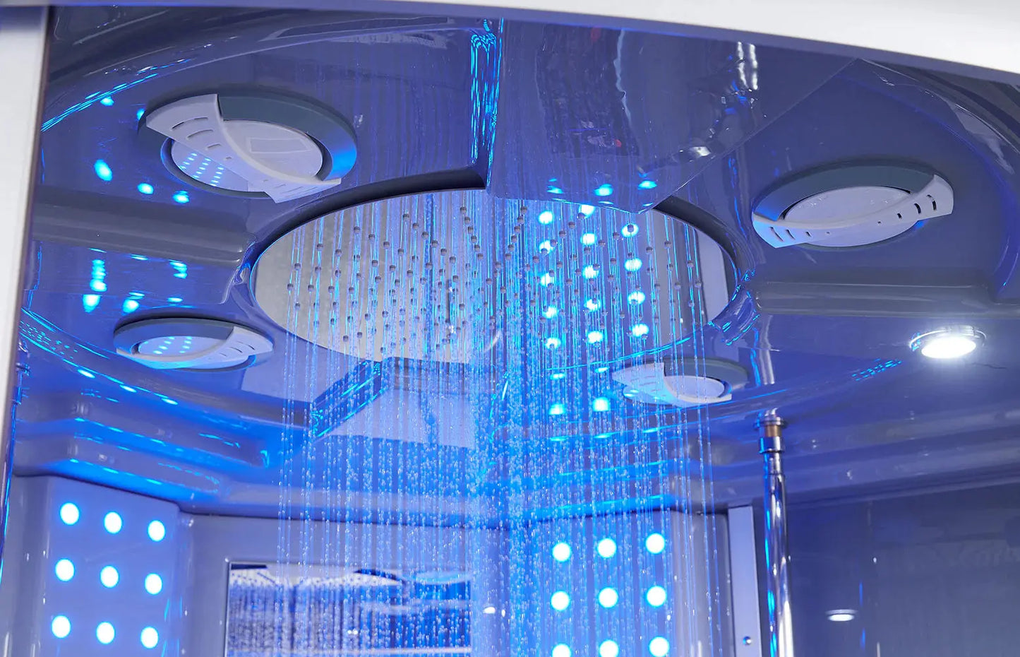 Gray Platinum Superior Steam Shower-Steam Shower-Tub Combo-Maya Bath-Luxury Steam Showers
