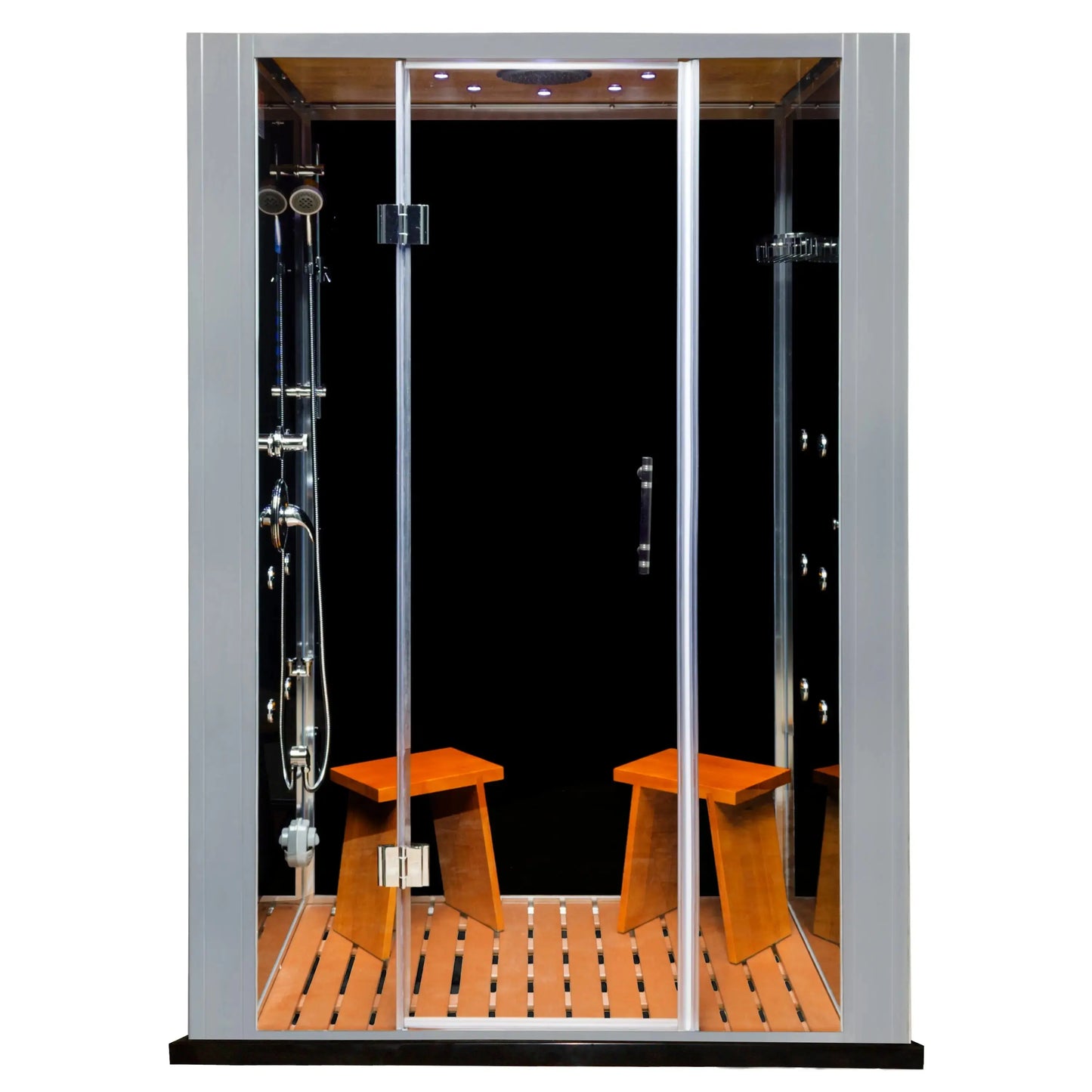 Galaxy Plus Steam Shower with Acrylic Base-Walk-In-Homeward Bath-Luxury Steam Showers