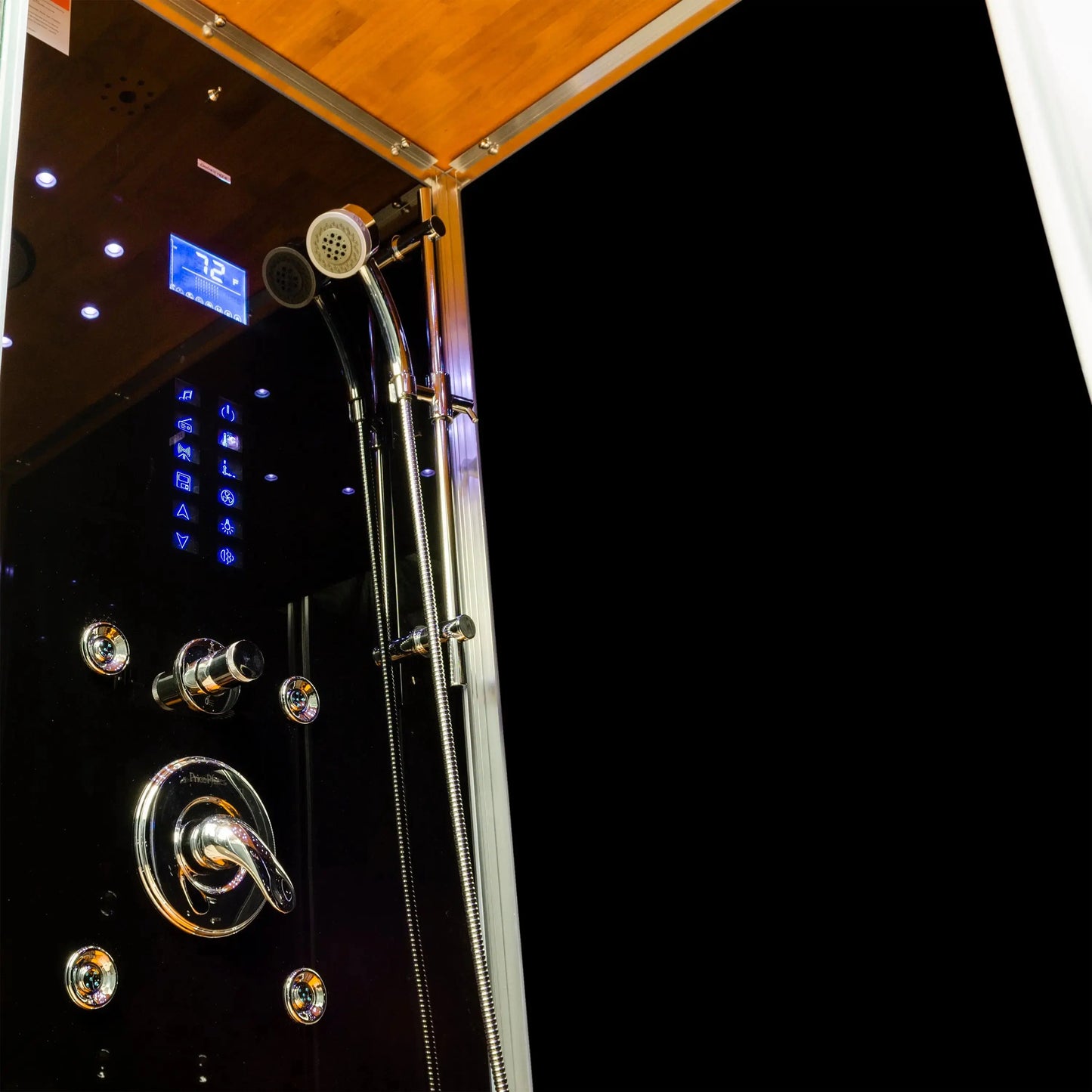 Galaxy Plus Steam Shower with Acrylic Base-Walk-In-Homeward Bath-Luxury Steam Showers