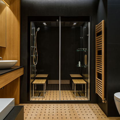 Black Venus Plus-L Steam Shower