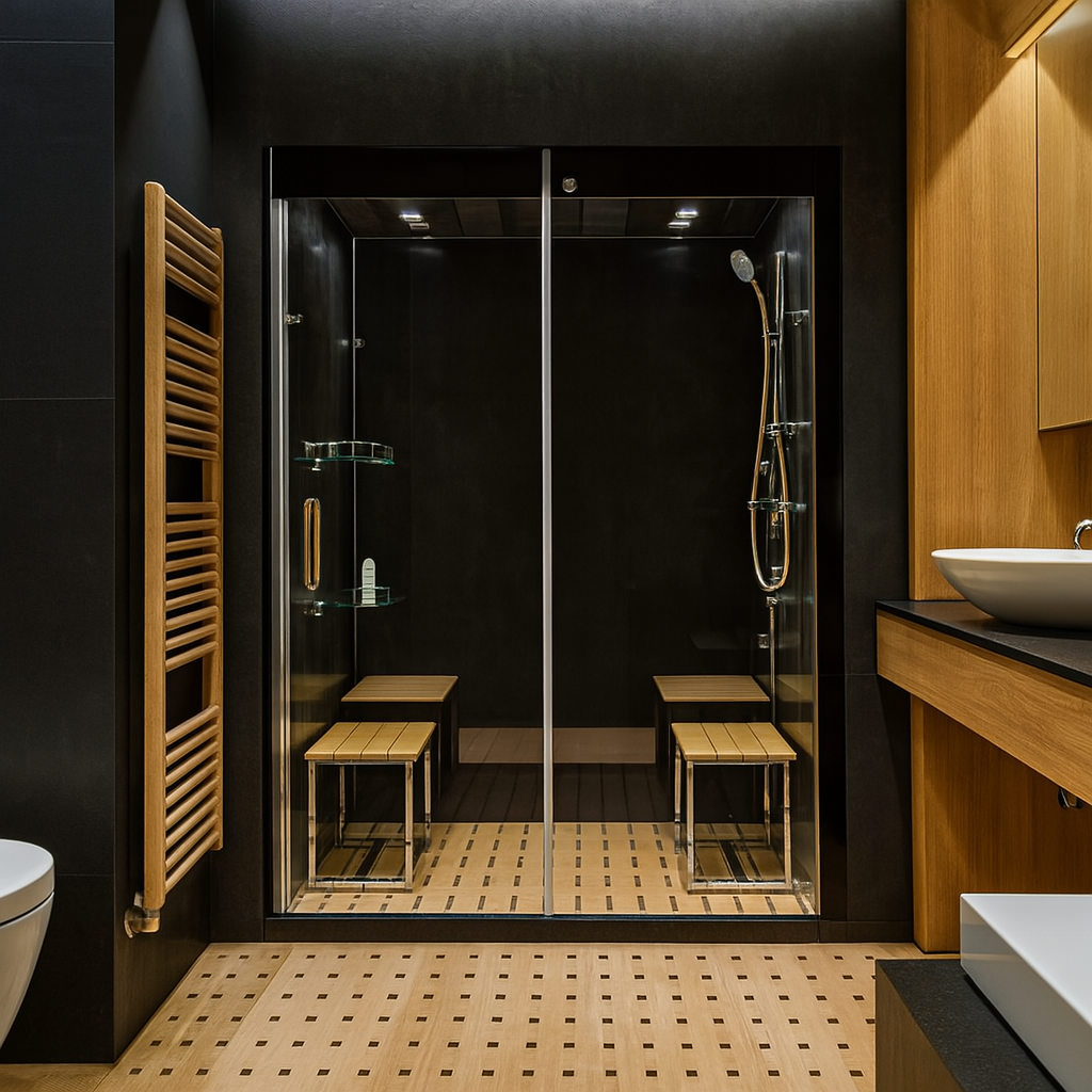 Black Venus Plus-R Steam Shower